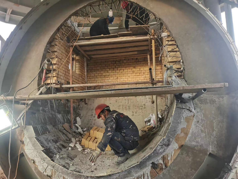 耐火澆注料施工